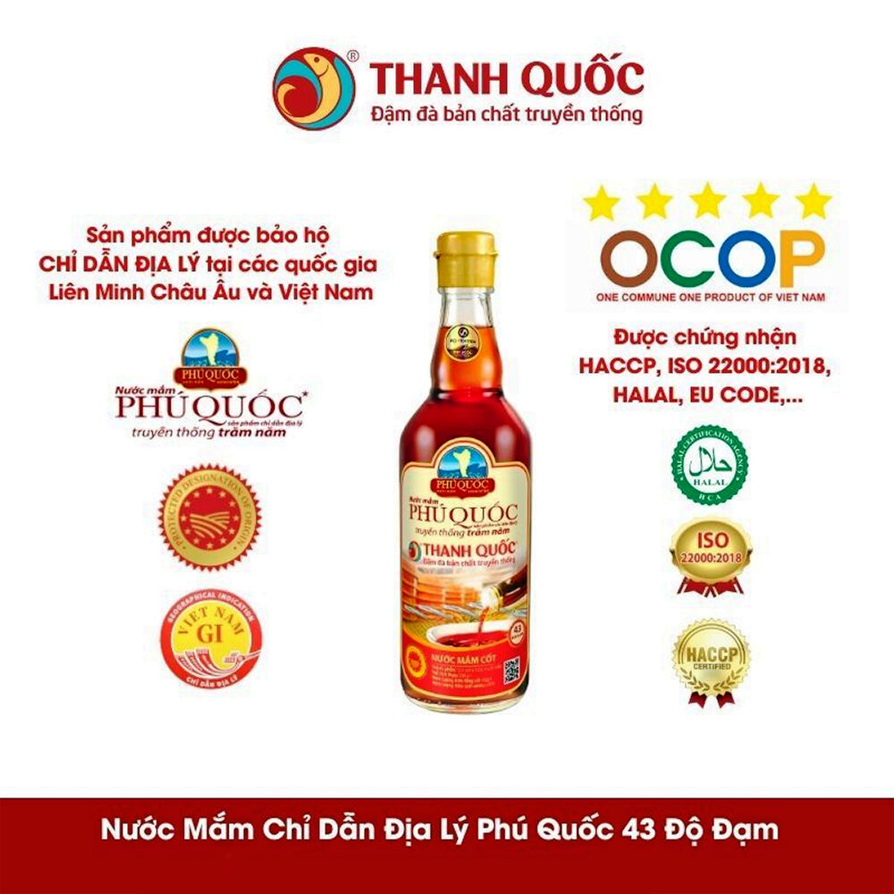 Nước mắm Thanh Quốc 43 độ đạm